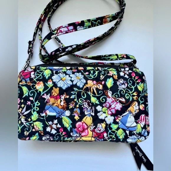 Vera Bradley Disney Classics Swirl, Crossbody purse + Minnie Baublebar necklace - Picture 2 of 16